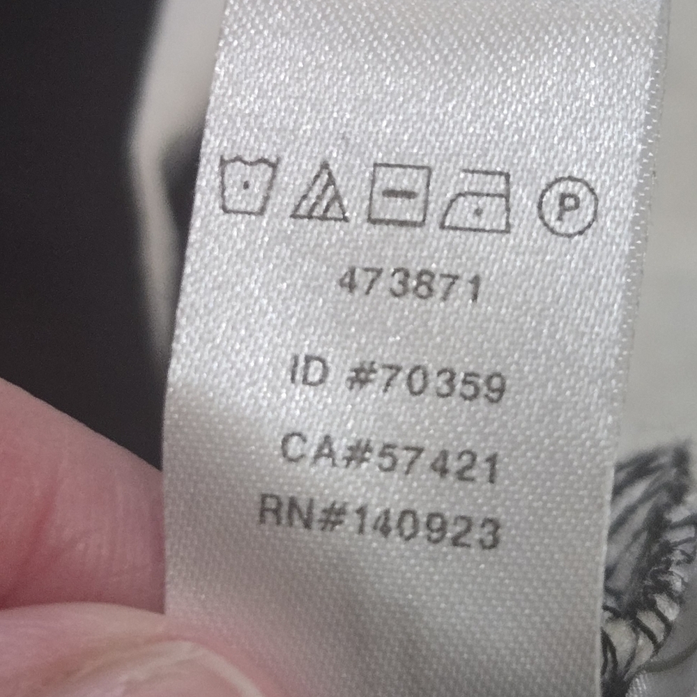 LOFT Black & White Striped Flutter Sleeve Belted Ruffle Dress, Size 6 Petites - Picture 8 of 9